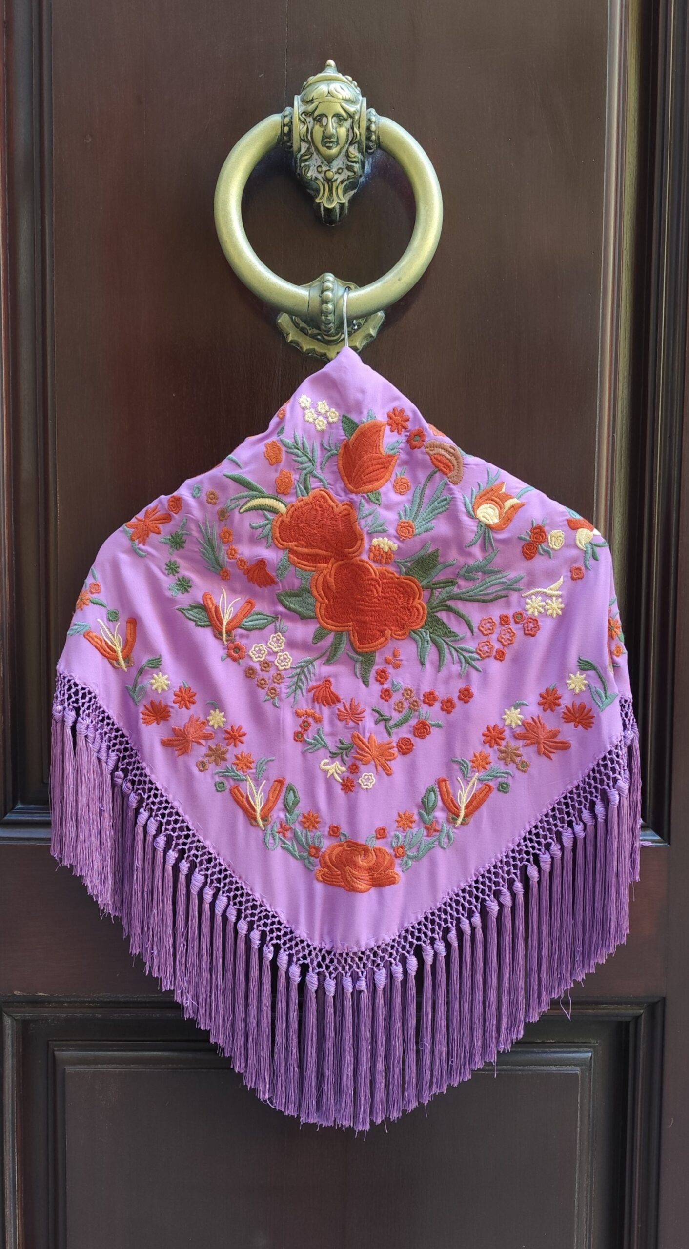 Mantoncillo Flamenca Lila