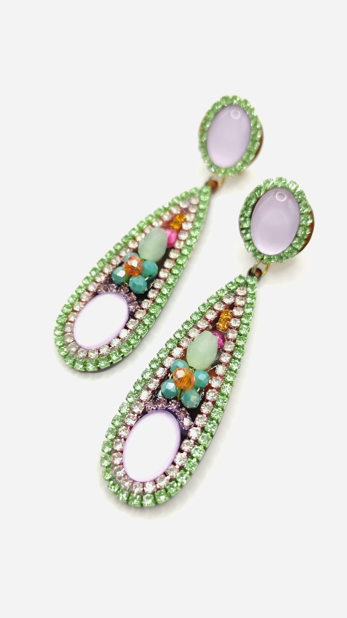 Pendientes de Fiesta Lola Verde Lima