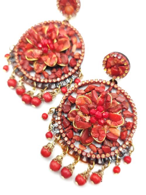 Pendientes Coral