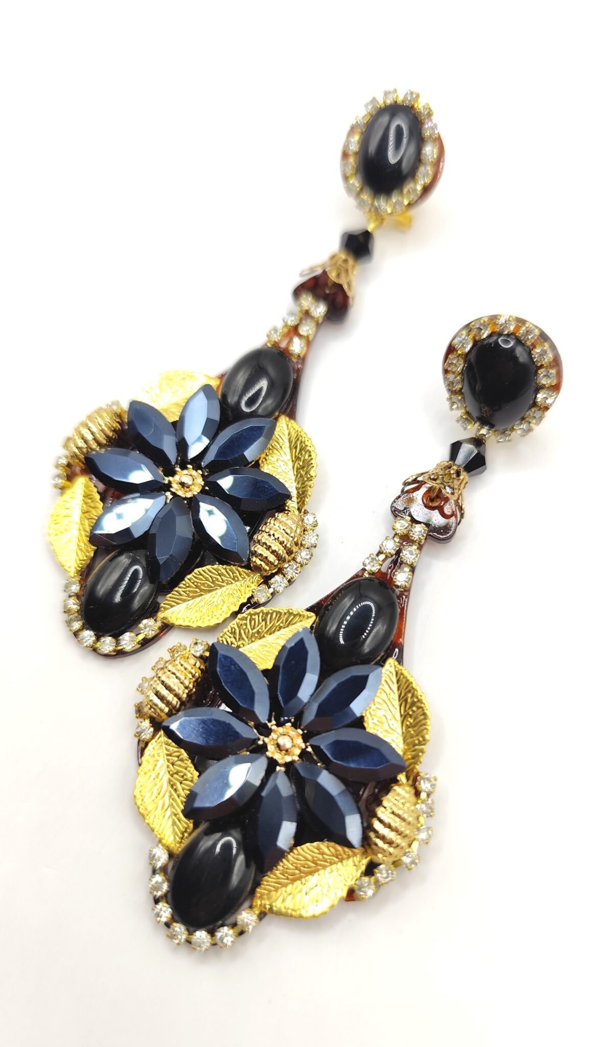 Pendientes de Fiesta Greta Negro