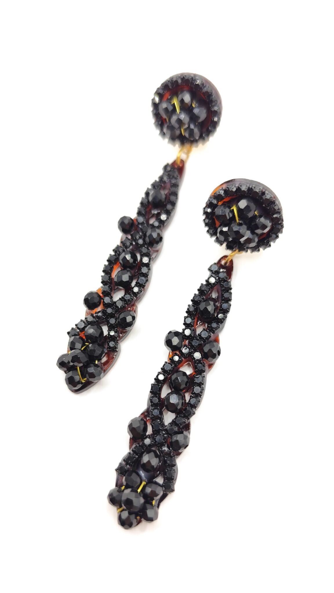 Pendientes de Fiesta Leticia Negro